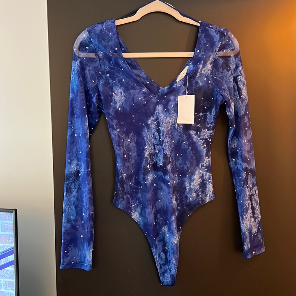 Socialite Long Sleeve Mesh Bodysuit